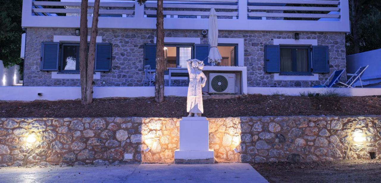 Marialenas House - Stone House At Myrties Beach Kalymnos Exterior foto